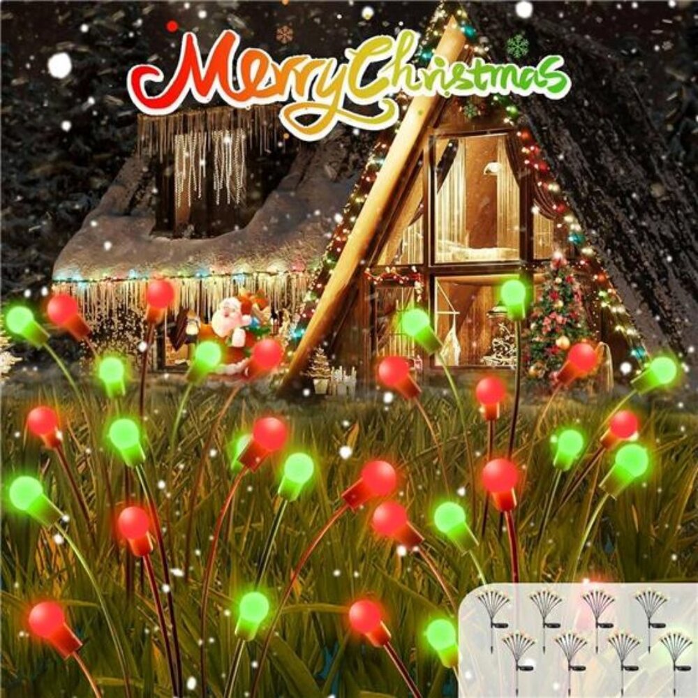 OZSβ 6Pack Total 48LED Solar Garden Lights Christmas Fairy Outdoor - Solar